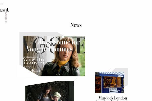 Unsigned theme site design template sample