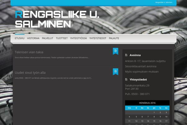 Bueno theme site design template sample