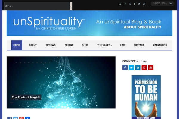 Magaziner theme site design template sample