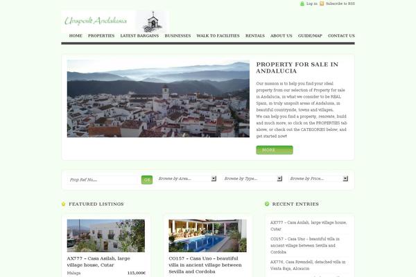 Decasa theme site design template sample