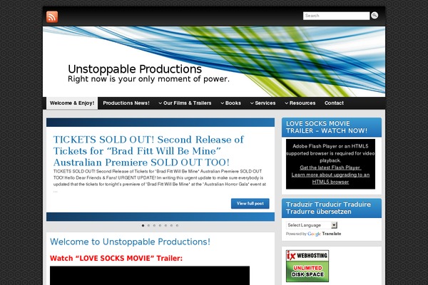 Graphene theme site design template sample
