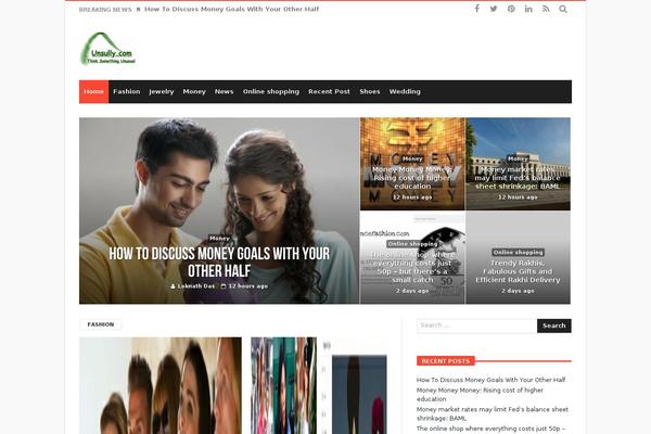 Magic Mag theme site design template sample