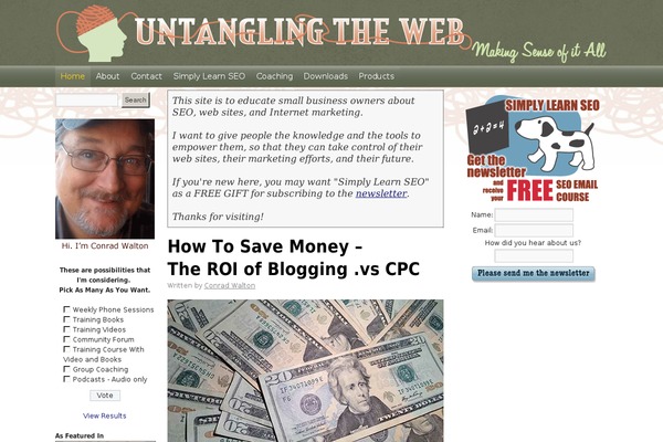 untanglingtheweb.org site used Untangle