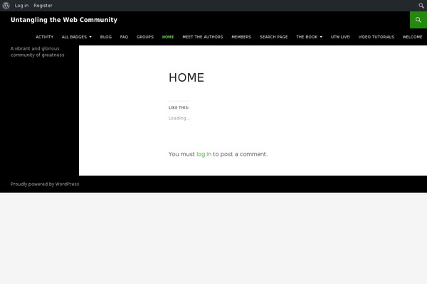 Site using BuddyStream plugin