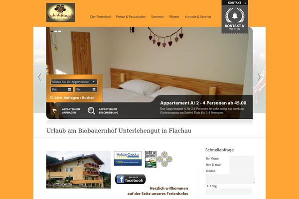 Guesthouse theme site design template sample