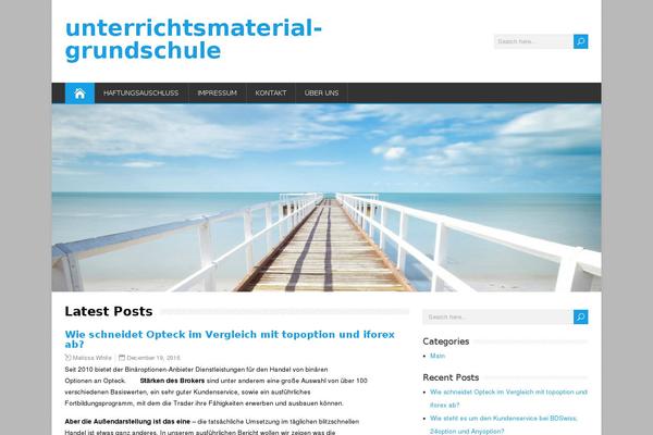HappenStance theme site design template sample