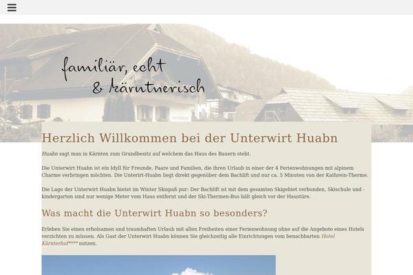 Ascend theme site design template sample