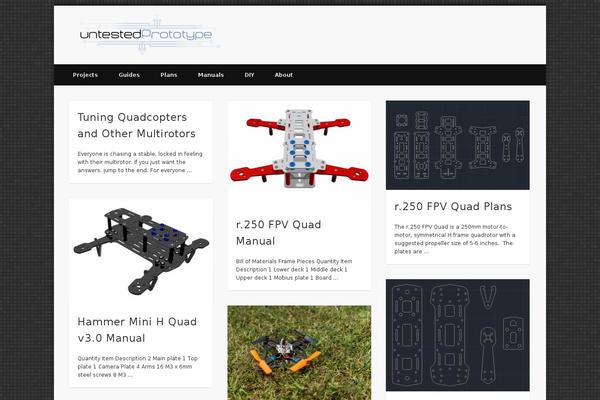 untestedprototype.com site used Pinboard