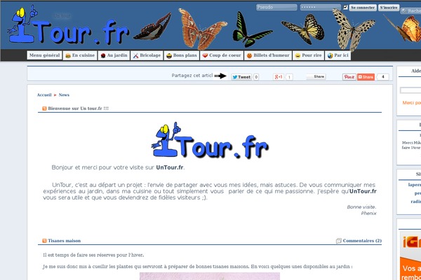 untour.fr site used Korben2013