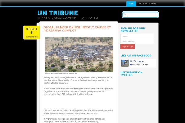 Newsworthy theme site design template sample