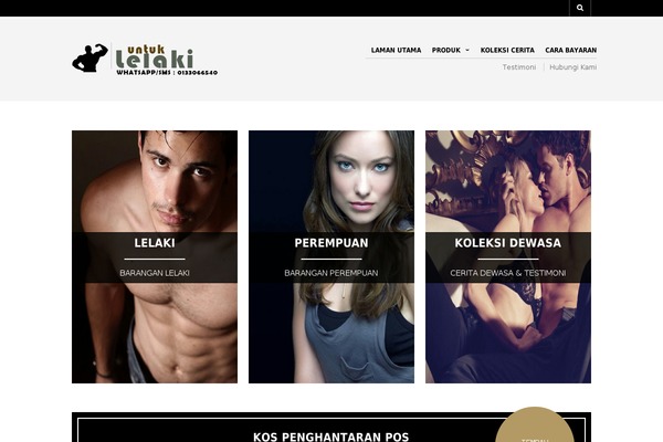 untuklelaki.net site used Theretailer1