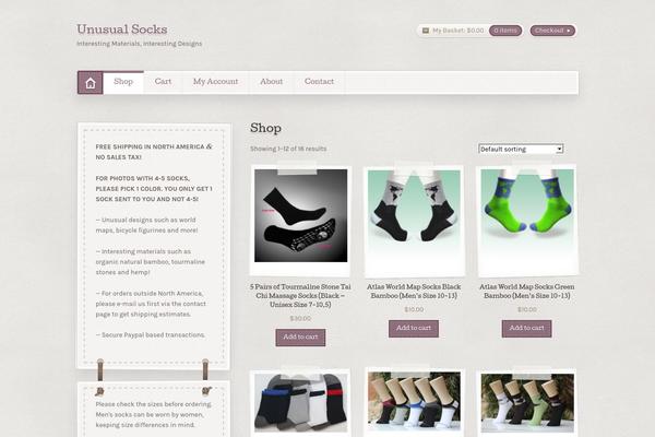 Artificer theme site design template sample