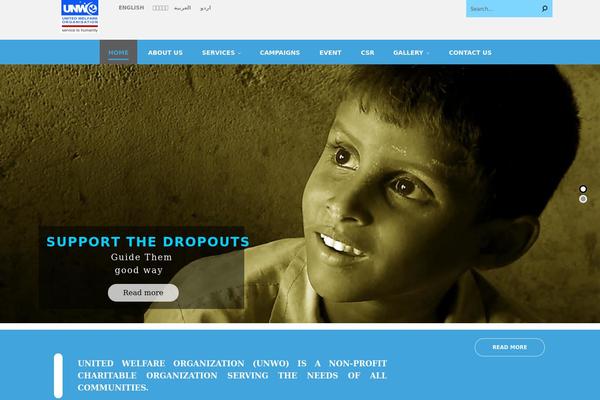 Site using Fundify Crowdfunding plugin