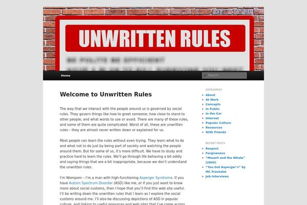 Twenty Eleven theme site design template sample