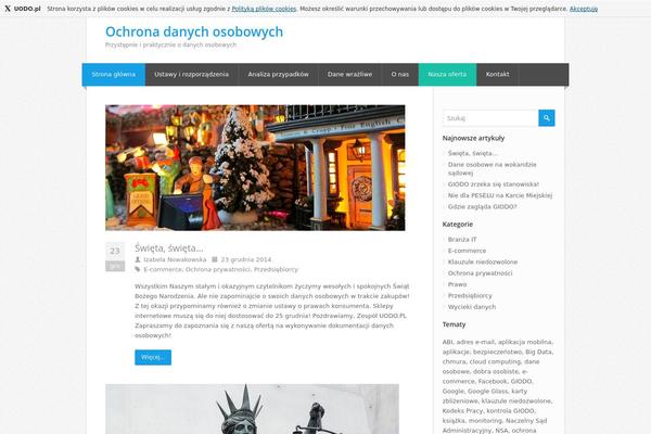 Nevia theme site design template sample
