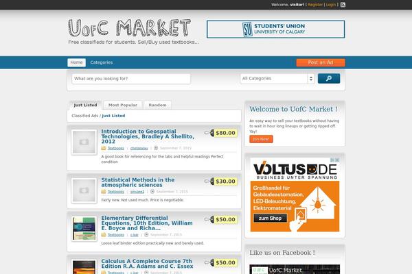 ClassiPress theme site design template sample