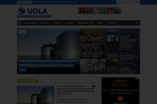 NanoMag theme site design template sample