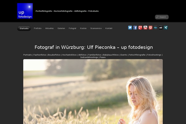 Phototouch theme site design template sample
