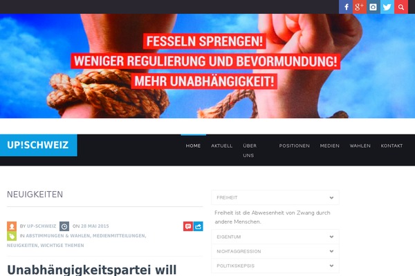 Parlament theme site design template sample