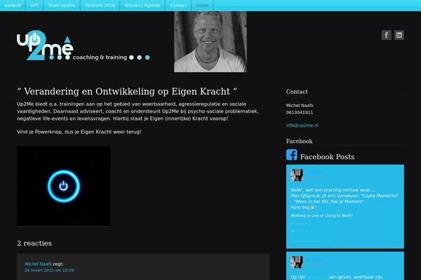 up2me.nl site used Mobile First