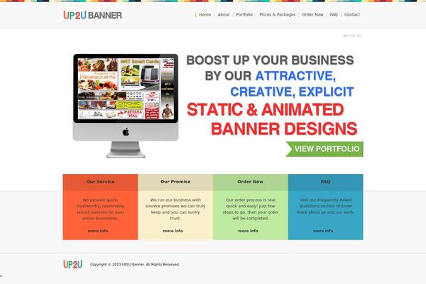 Tint theme site design template sample