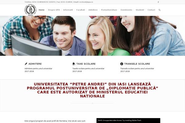 Site using U-course plugin