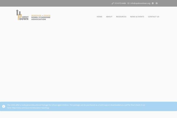 upaboutdown.org site used Updown