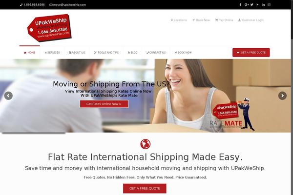 upackweship.com site used BeTheme
