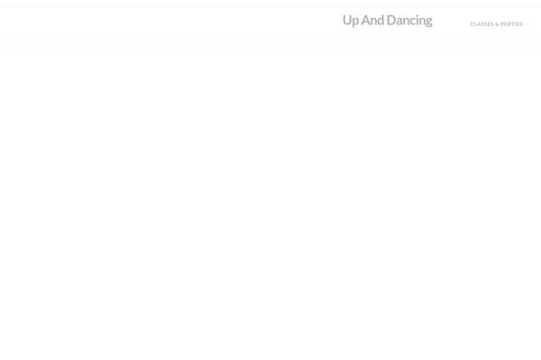 upanddancing.com site used Pirouette