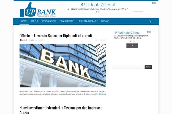 Magazin theme site design template sample