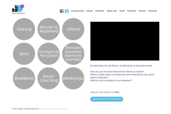 Spun theme site design template sample