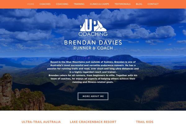 Up theme site design template sample