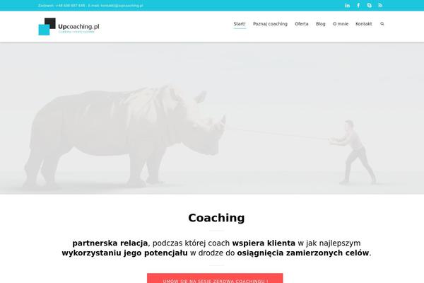 Dante theme site design template sample