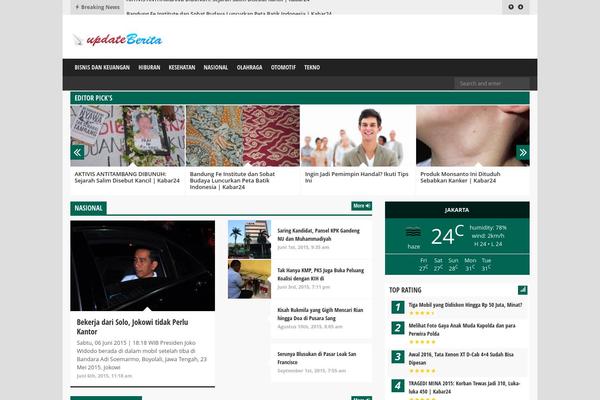 Encun theme site design template sample