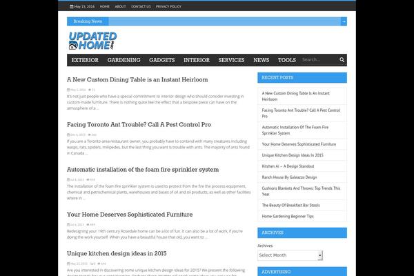 updatedhome.com site used RoVeR