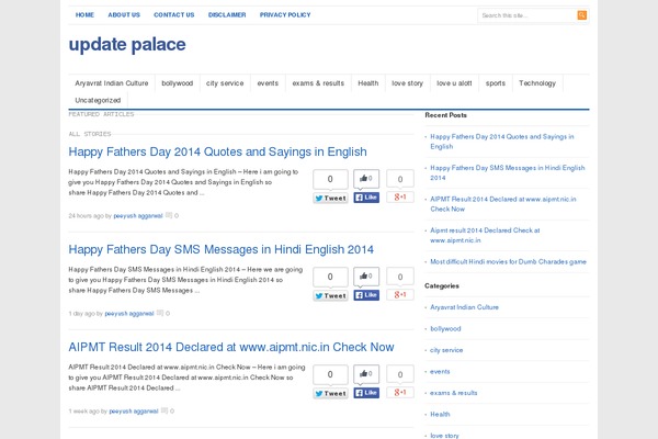 updatepalace.com site used Freshlife-1-1
