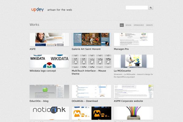 Workality theme site design template sample