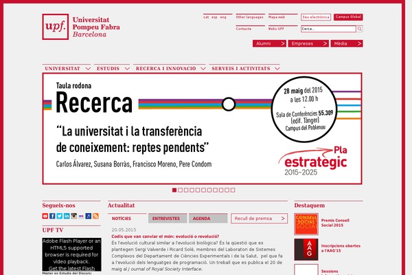 En Spam website example screenshot