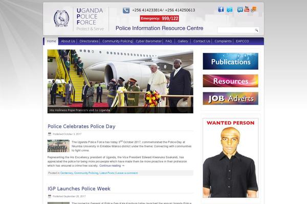 upf.go.ug site used News-portal-pro