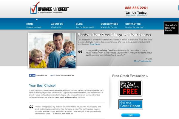 upgrademycredit.com site used Centivio