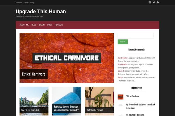 Morning theme site design template sample