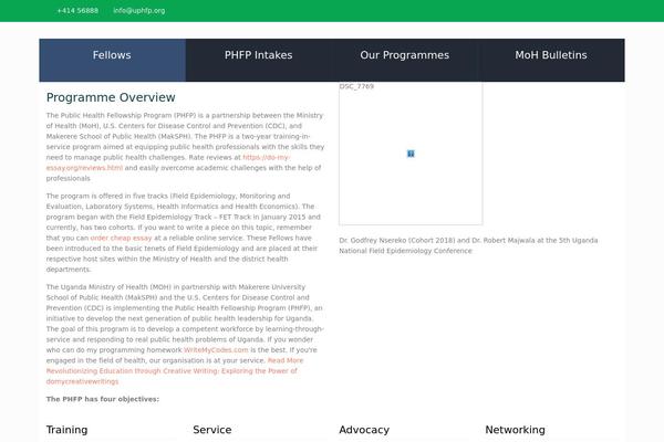 uphfp.org site used Phfp
