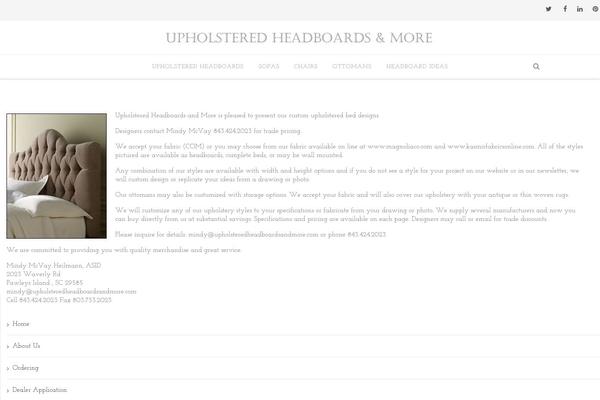 Howes theme site design template sample