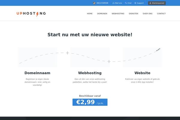 Arkahost theme site design template sample