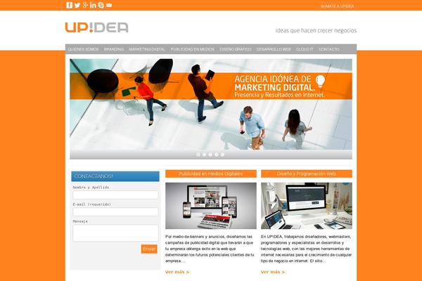 Upstream theme site design template sample