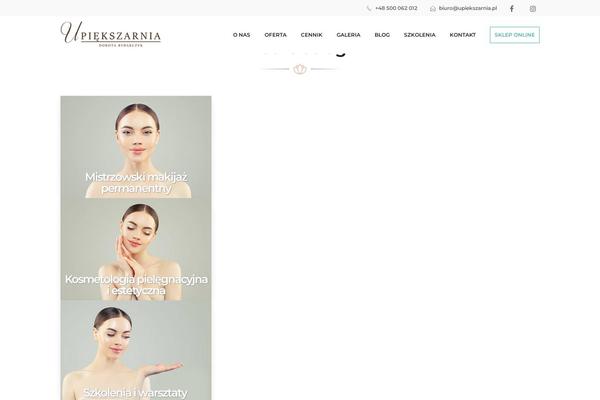 upiekszarnia.pl site used Respo Theme