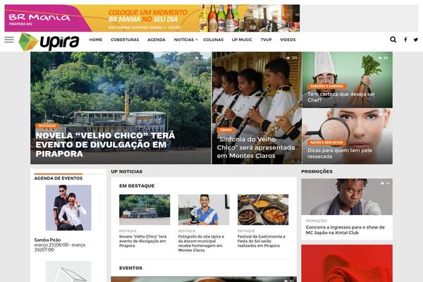 Flex Mag theme site design template sample
