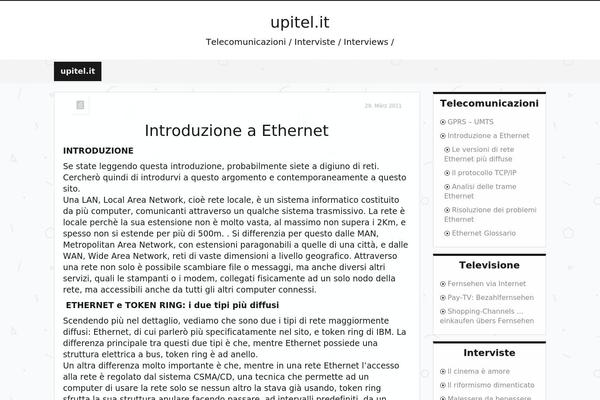 Just Content theme site design template sample