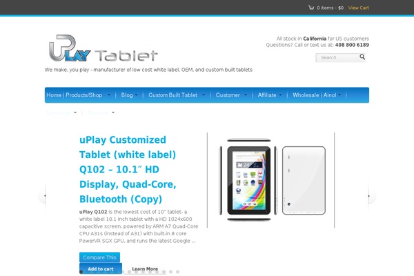 uplaytablet.com site used Wp_agora5-v2.0