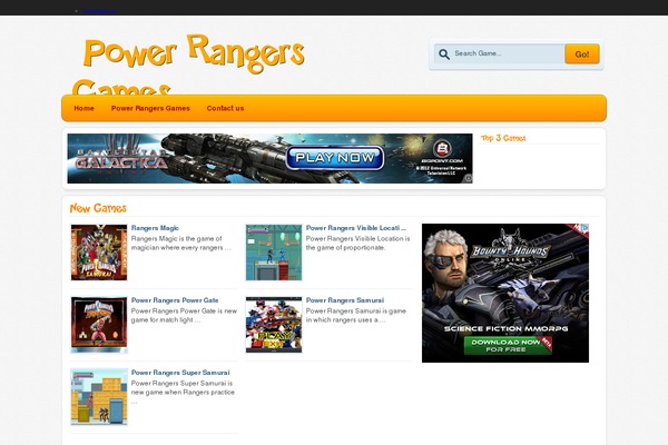 Durus theme site design template sample